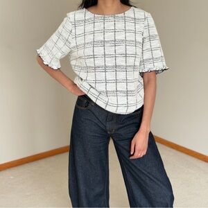 Banana Republic Checkered Top